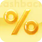Cashback of up to 10%